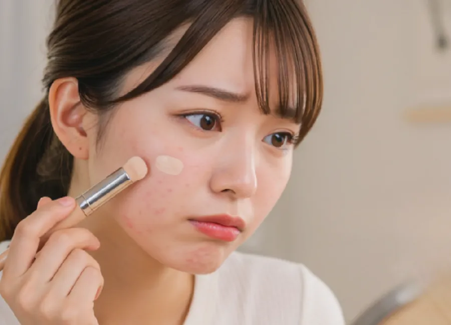 白ニキビの原因